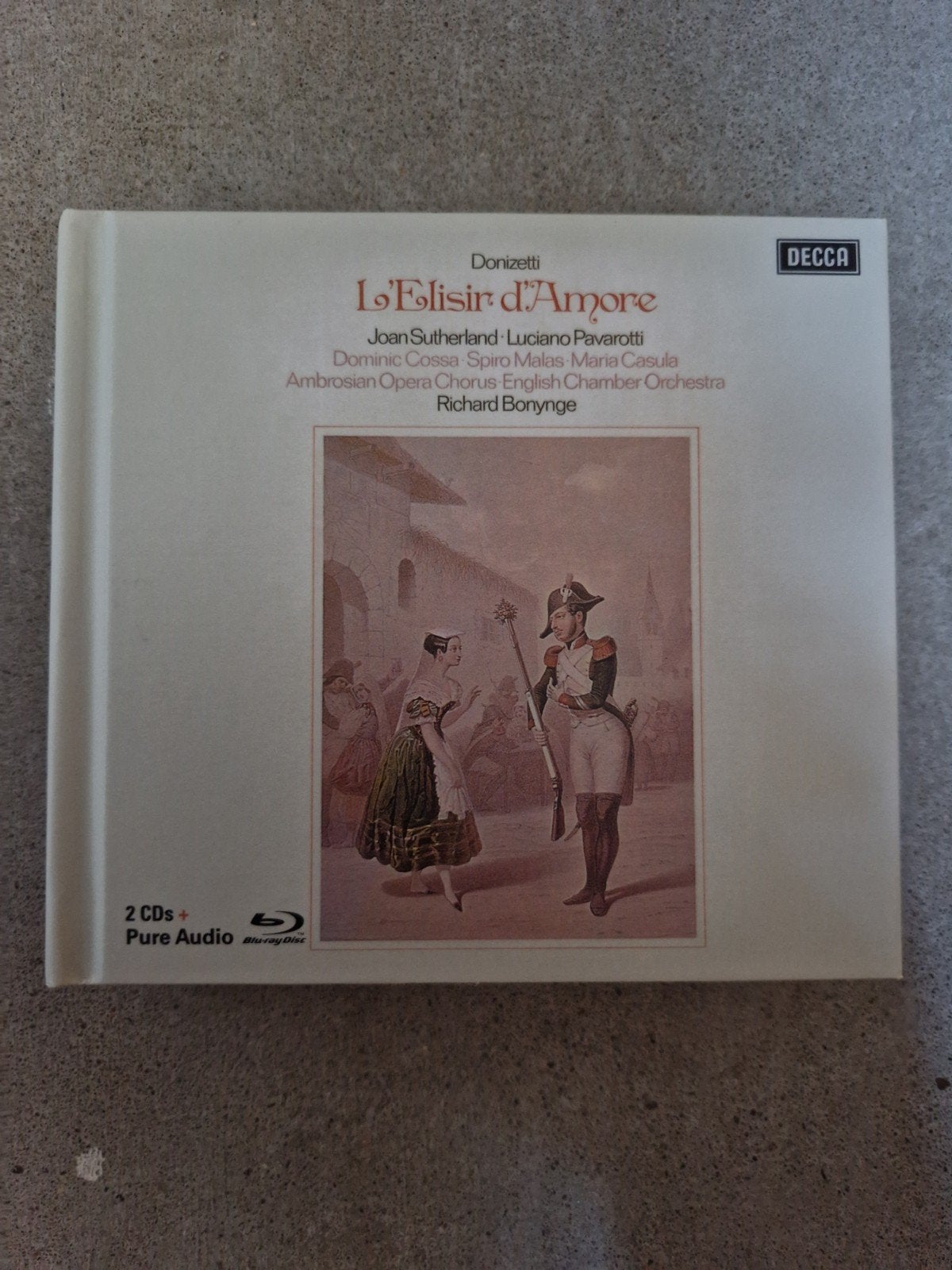 Donizetti - L'Elisir d'Amore - Sutherland, Pavarotti, Boxset, Overige componisten, Opera of Operette, Ophalen of Verzenden