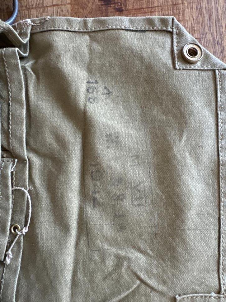 Britse WW2 Gasmasker Tas - 1942 - Indiana Jones Stijl, Ophalen of Verzenden, Landmacht, Engeland, Overige typen