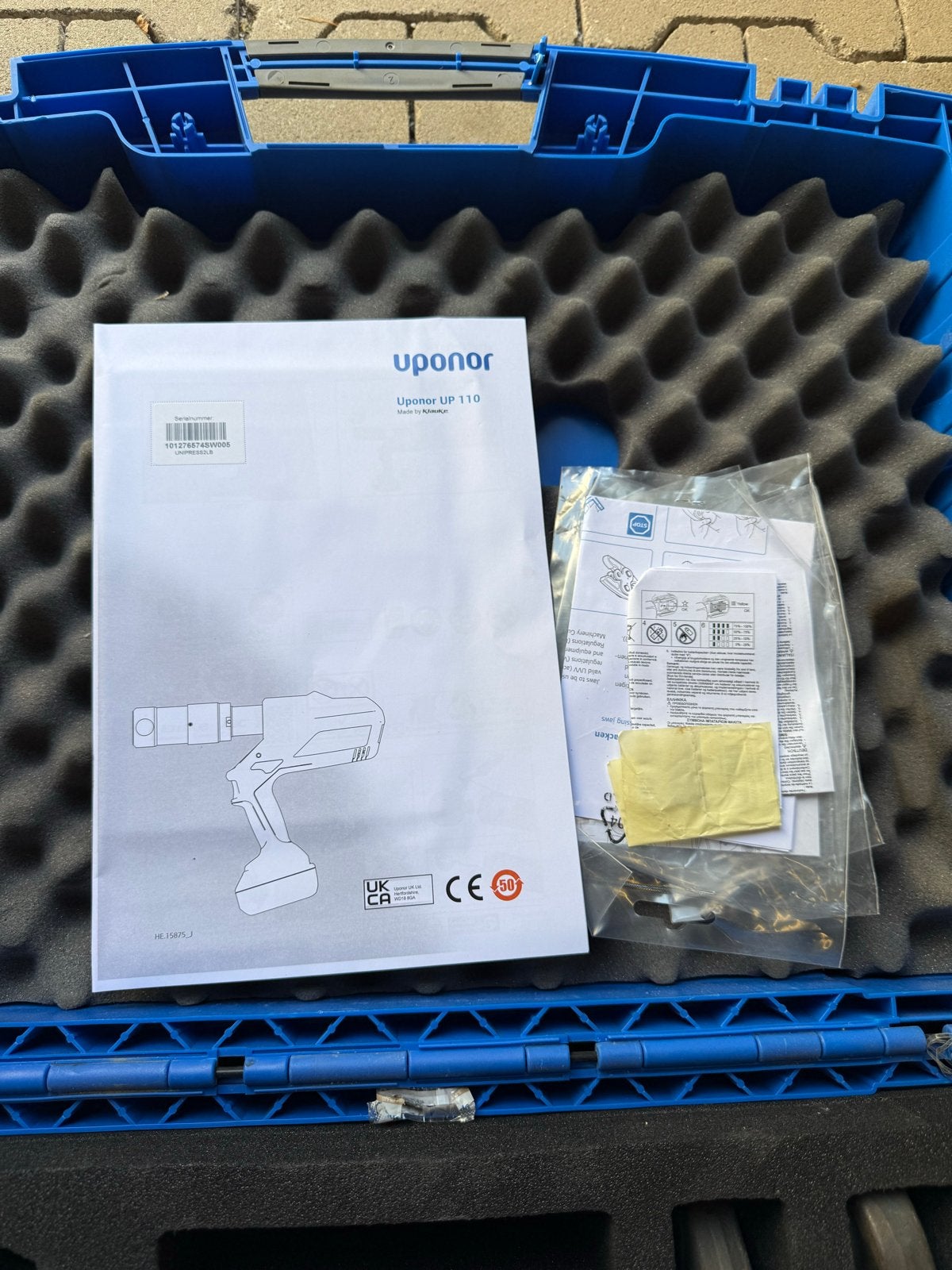 Uponor perstang UP 110, nieuw in staat, Doe-het-zelf en Verbouw, Ophalen of Verzenden, Nieuw, Overige typen, Overige merken