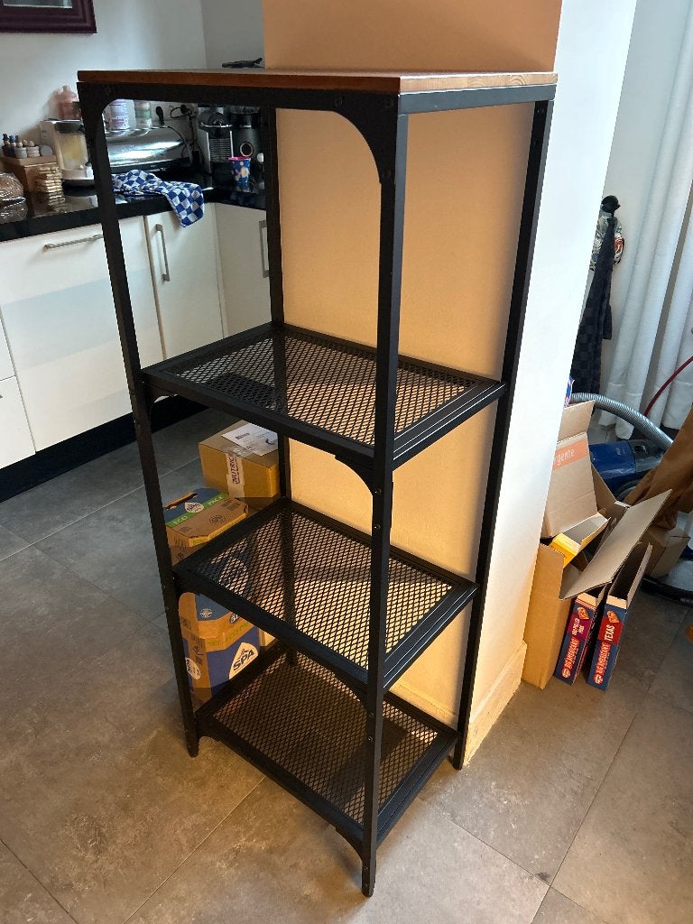 Keukenkast open, Ophalen, Gebruikt