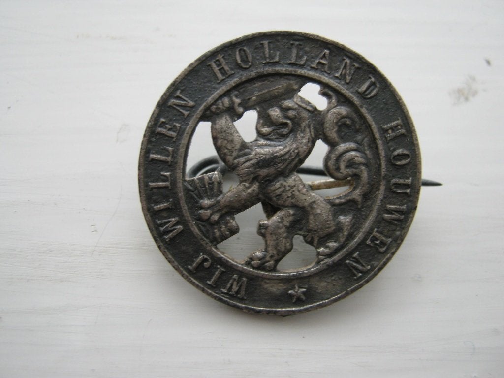 Speld Wij Willen Holland Houwen, Verzenden, Nederland, Embleem of Badge