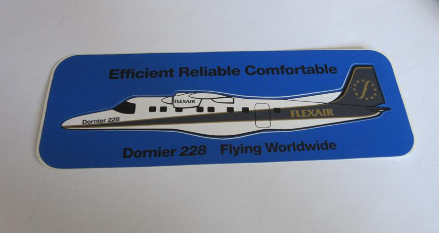Dornier 228 sticker flying worldwide, Verzenden, Nieuw, Overige typen