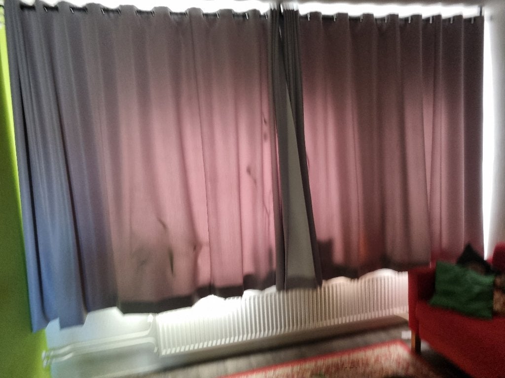 Gordijnen, Huis en Inrichting, Stoffering | Gordijnen en Lamellen, Ophalen, In te korten, Overige merken, Grijs