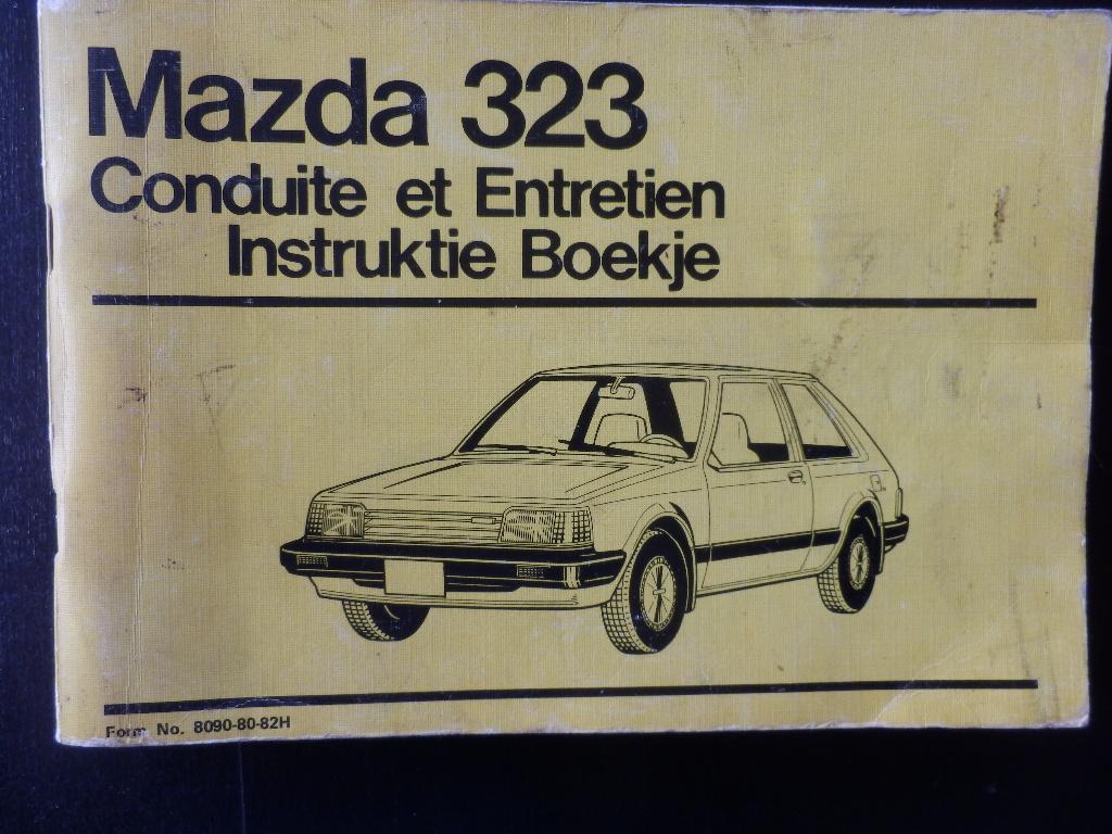instructieboekje mazda 323, Ophalen of Verzenden