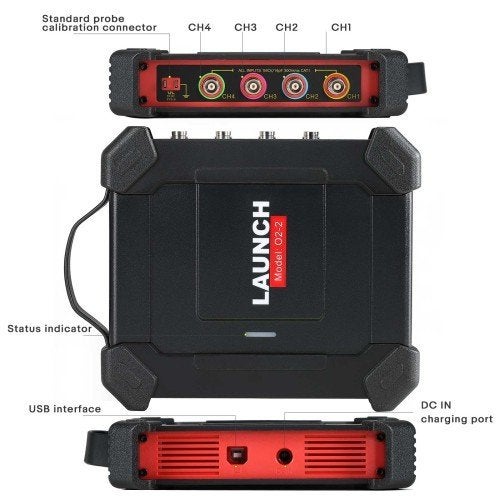 Launch X-431 Oscilloscoop 4 kanaals Scope Box O2-2 4 channel, Ophalen of Verzenden, Nieuw