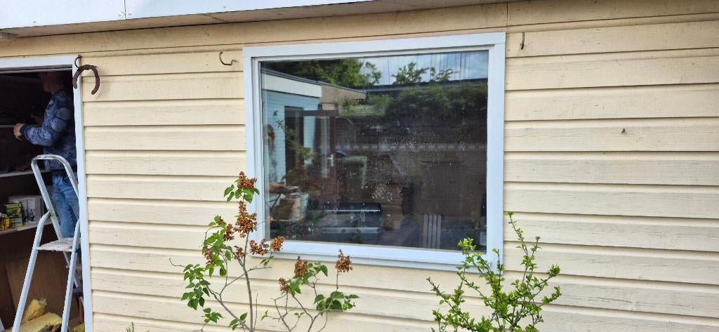 Raamkozijn inclusief glas, Gebruikt, Raamkozijn, Inclusief glas, 75 tot 150 cm