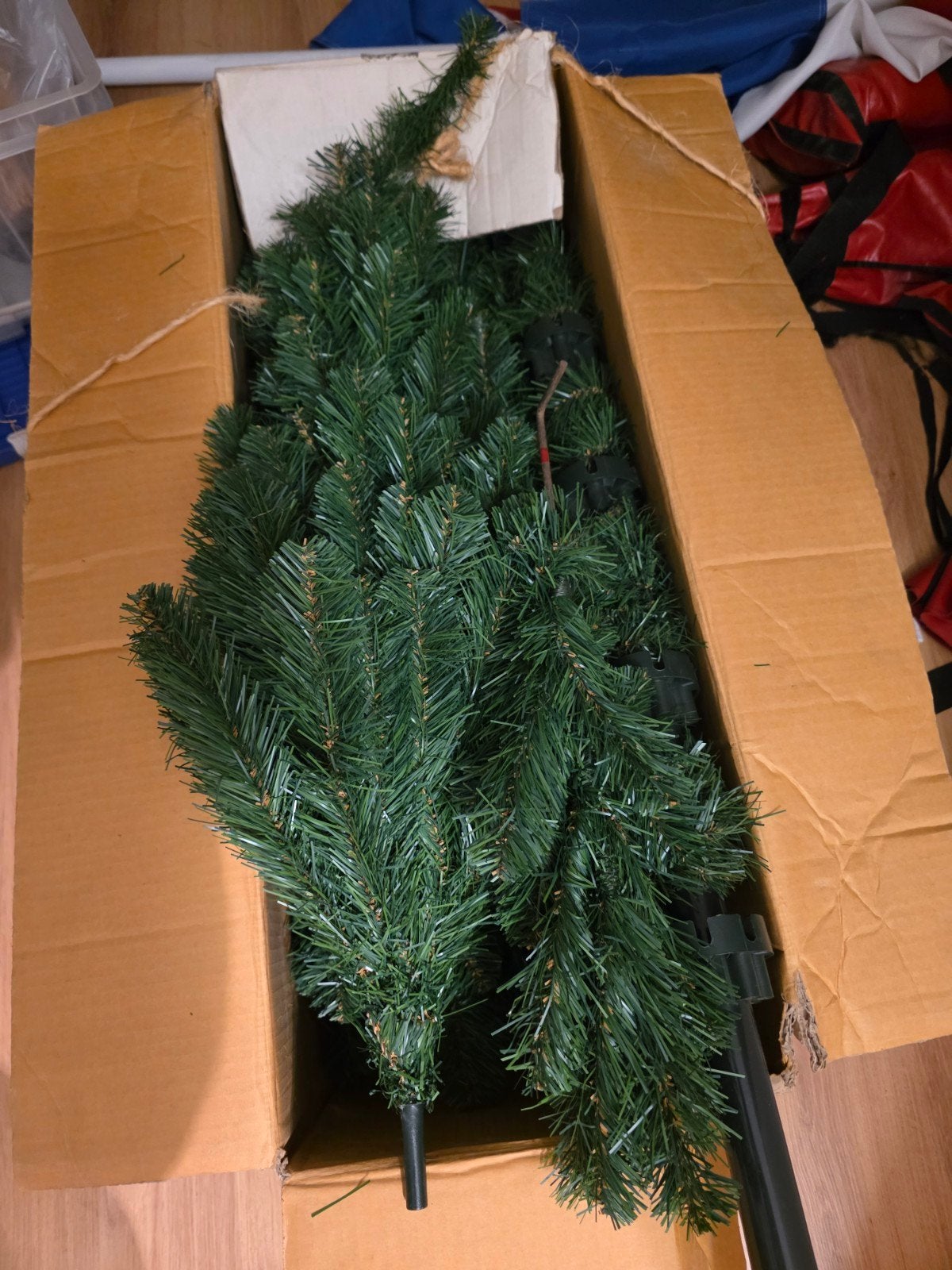 kunst kerstbomen van 185 cm en ca 90 cm, Diversen, Kerst, Ophalen, Nieuw