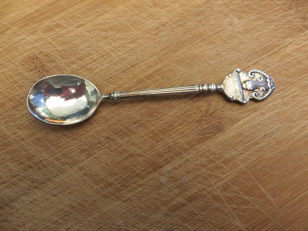 Oude souvenir, theelepel, Exloo, Drents schaap, ram, Ophalen of Verzenden
