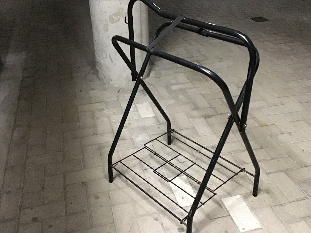 Opklapbare vrijstaande zadelbok, Ophalen, Gebruikt, Zwart, Overige merken