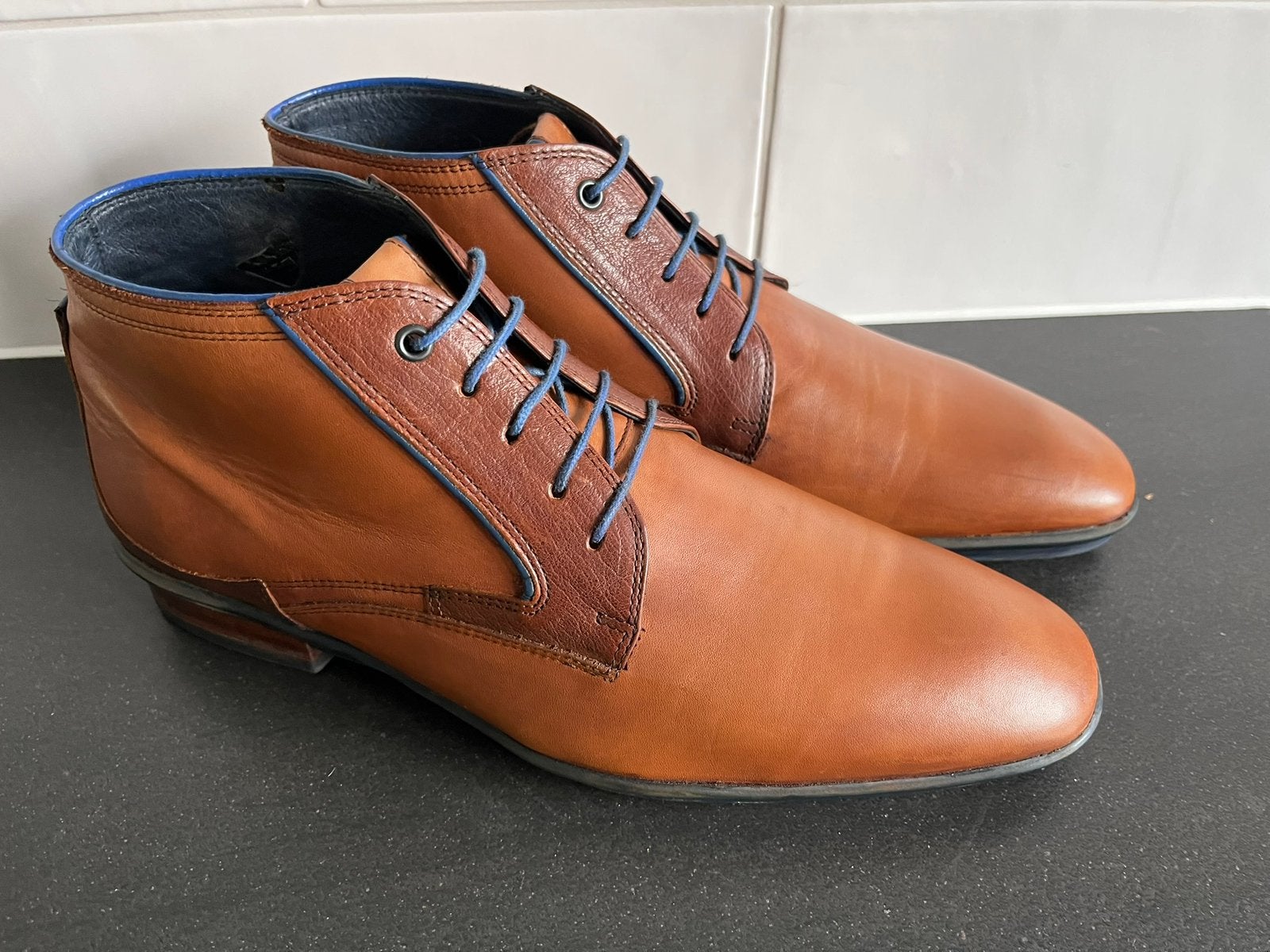 Floris van Bommel herenschoenen maat 8 / 42 H, Floris van Bommel, Bruin, Verzenden, Floris van Bommel