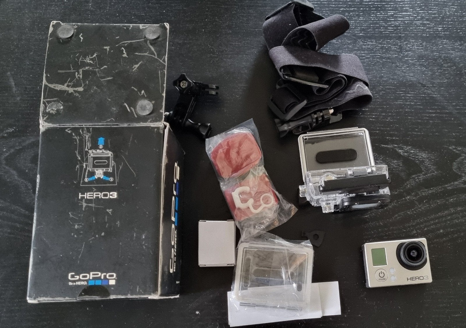 GoPro HERO3 Action Camera met accessoires, Audio, Tv en Foto, Actiecamera's, Ophalen, GoPro