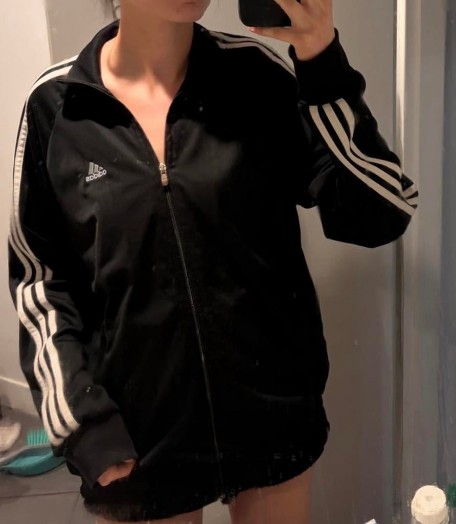 Adidas jasje maat M, Kleding | Dames, Maat 38/40 (M), Zwart, Ophalen of Verzenden, Zo goed als nieuw