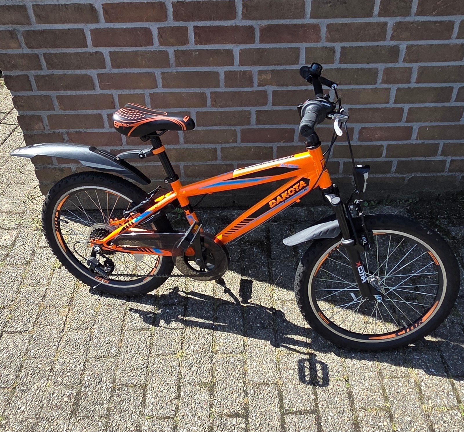 Dakota kinderfiets 20 inch - Oranje met versnellingen, Fietsen en Brommers, Ophalen, Gebruikt, 20 inch of meer, Overige merken