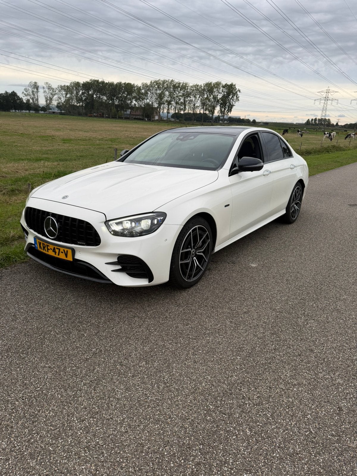 Mercedes-Benz E-Klasse E300 de 306pk 4MATIC 9G-TRONIC 2020, Auto's, Automaat, Lichtsensor, Wit, Vierwielaandrijving