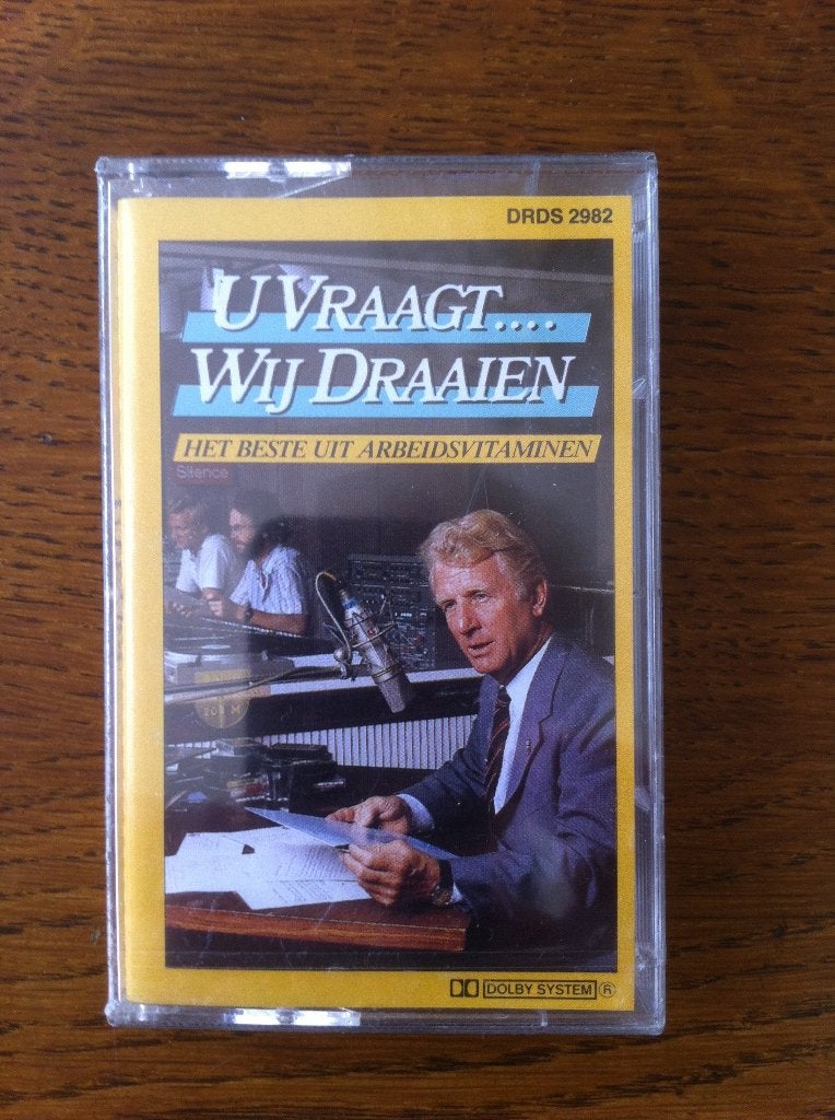 Cassettebandje "U Vraagt...Wij Draaien" Arbeidsvitaminen 5, Cd's en Dvd's, Ophalen of Verzenden, Nieuw in verpakking, Overige genres