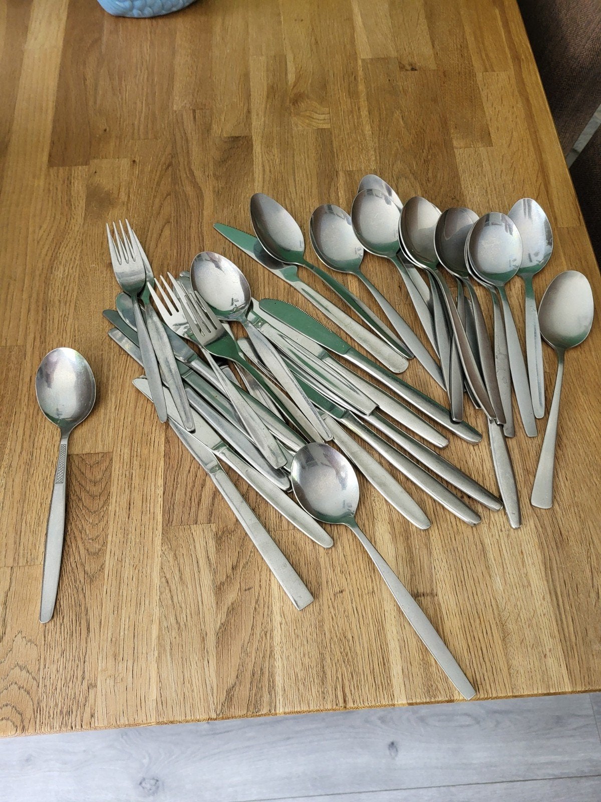 TE KOOP 90 STUKS BESTEK, Ophalen of Verzenden, Rvs of Chroom