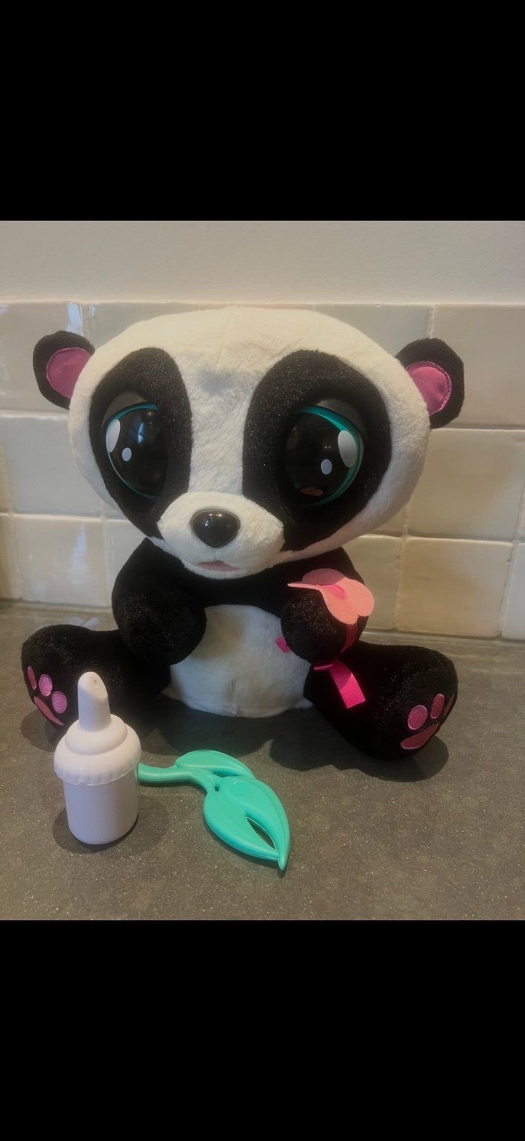 Furreal friends interactieve panda beer, Kinderen en Baby's, Zo goed als nieuw