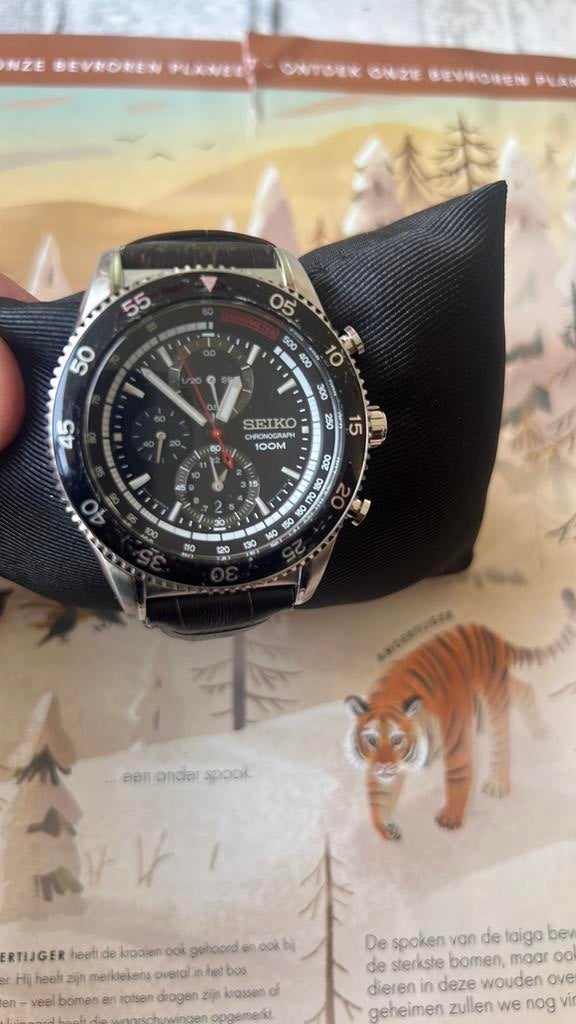 Sieko horloge als nieuwe, Sieraden, Tassen en Uiterlijk, Horloges | Heren, Ophalen of Verzenden, Zo goed als nieuw, Staal, Overige merken