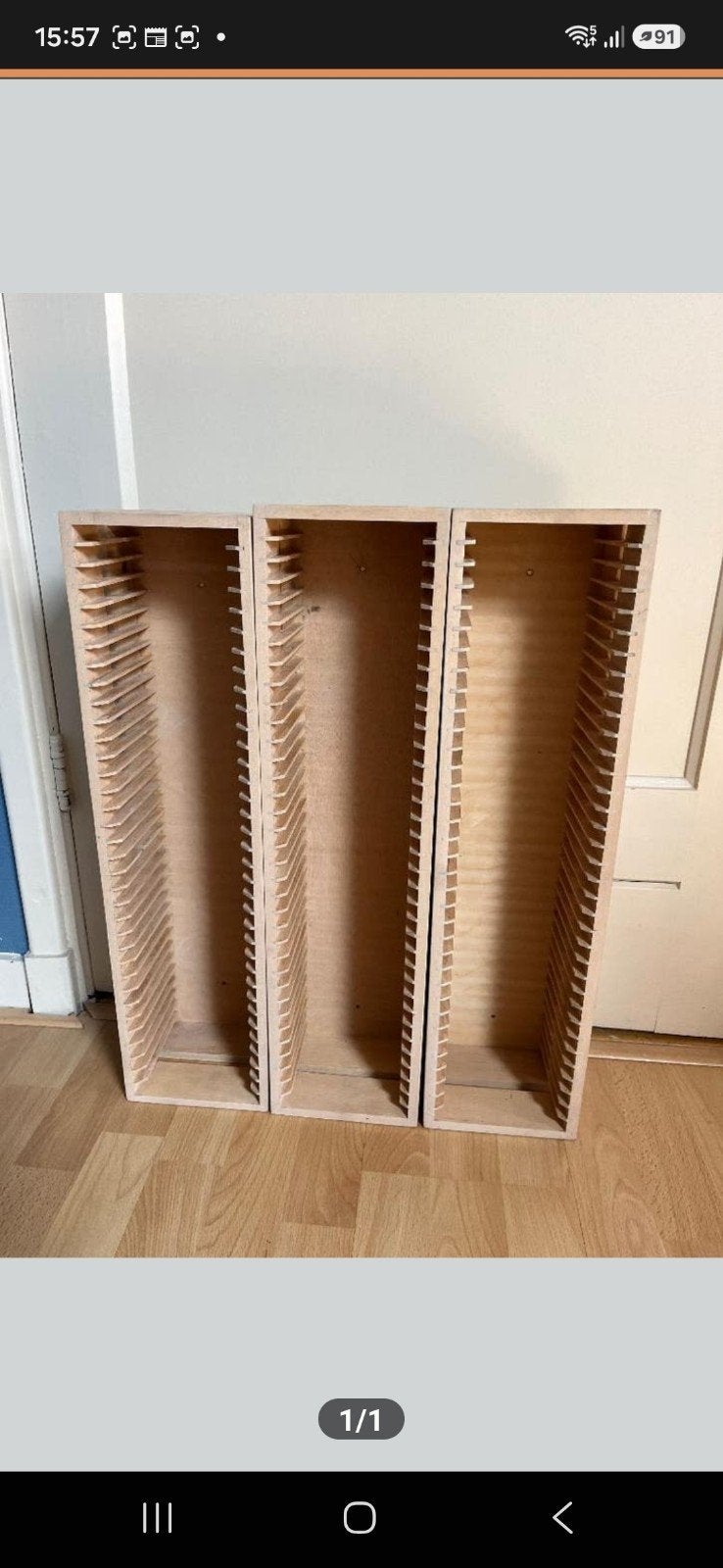 Houten cd rekjes gezocht, Ophalen of Verzenden, Hout, Cd's