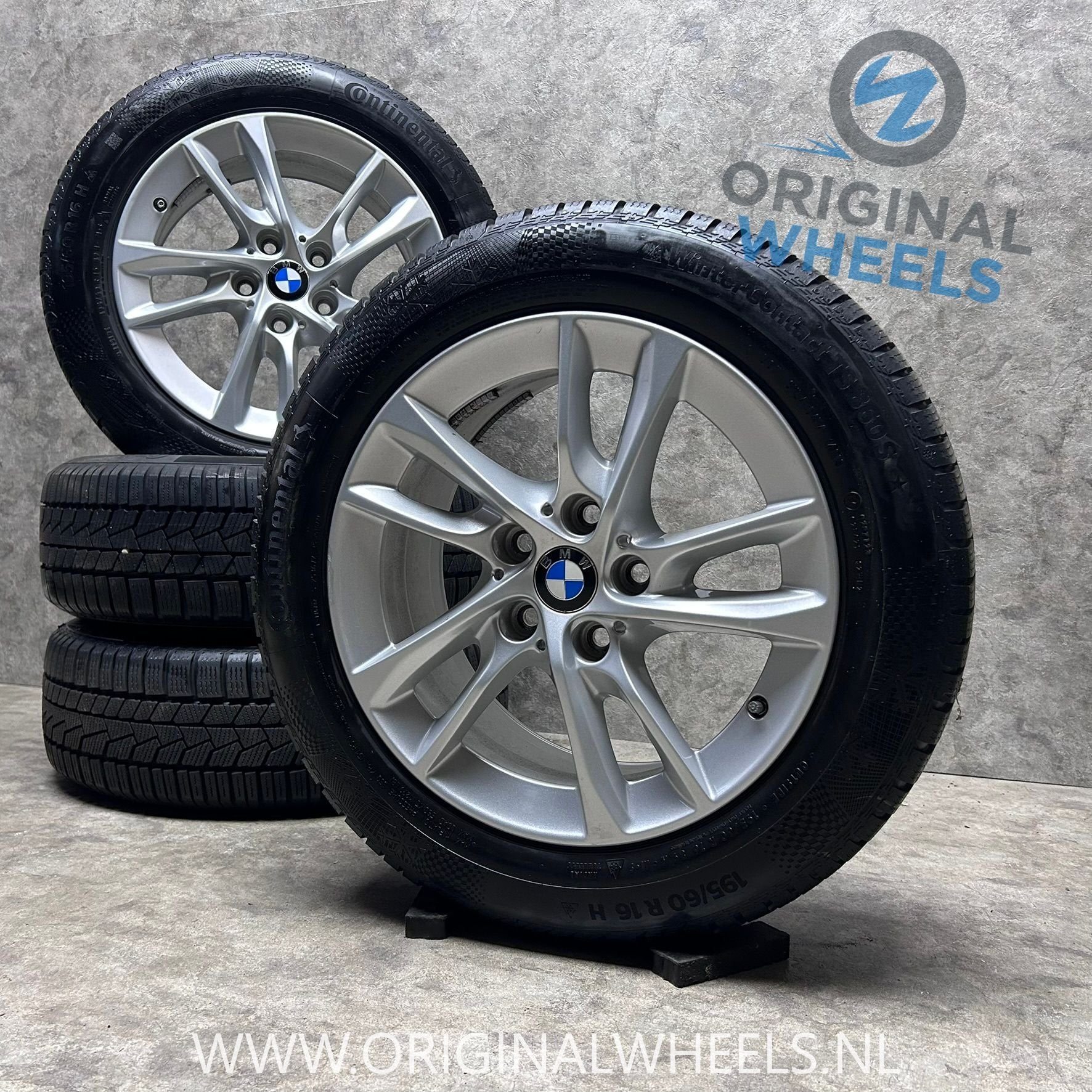 16 inch originele velgen + winterbanden BMW 1 2 serie F40