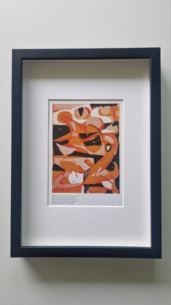 Pierre Alechinsky, exercice de nuit (1950), Antiek en Kunst, Verzenden