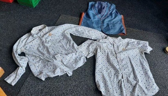 3 keer Efteling werkkleding, Ophalen, Gebruikt, Kleding