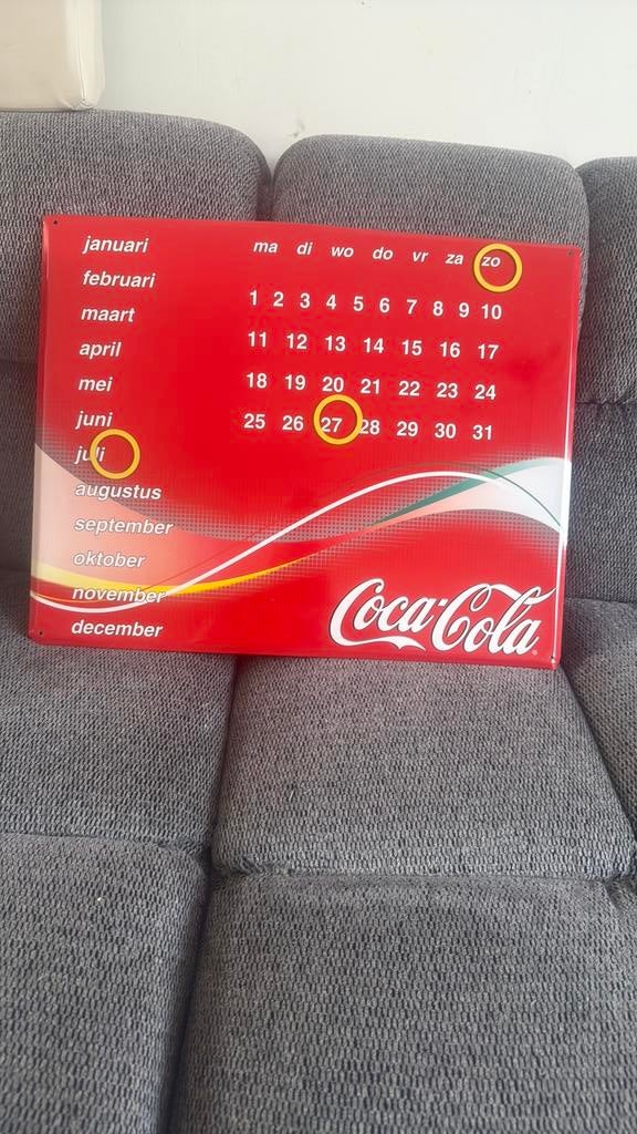 coca cola bord, Verzamelen, Merken en Reclamevoorwerpen, Ophalen of Verzenden, Reclamebord