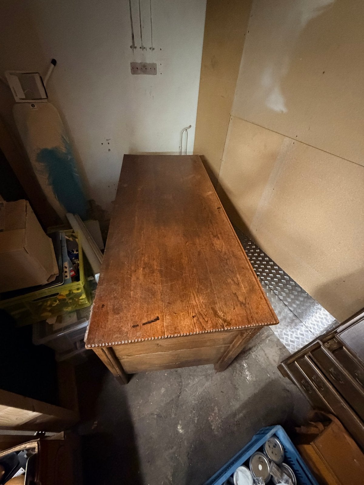 Antieke Hanze Kast - 19e Eeuw - Massief Hout, Ophalen