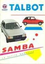 Talbot Samba, 1100 of Horizon brochure/auto folder '80 - '85, Ophalen of Verzenden, Overige merken