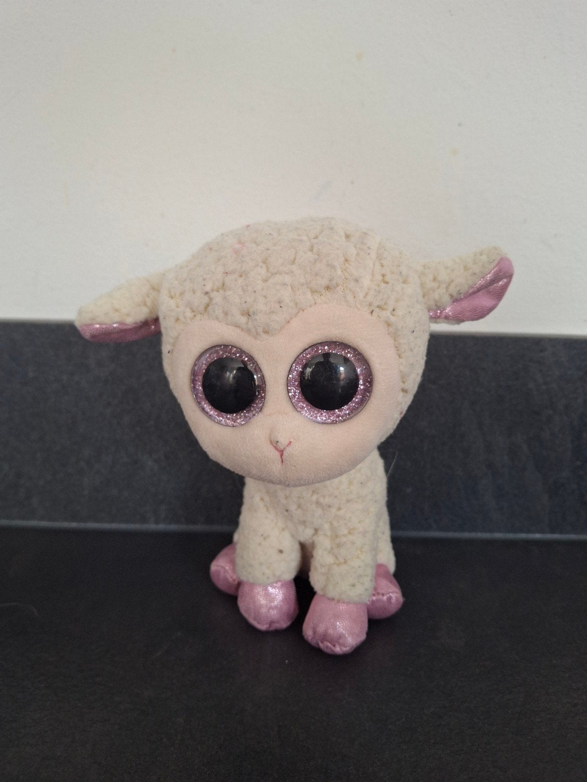Ty knuffel schaap Daria, Gebruikt, Overige typen, Ophalen of Verzenden, Klein (minder dan 20 cm)
