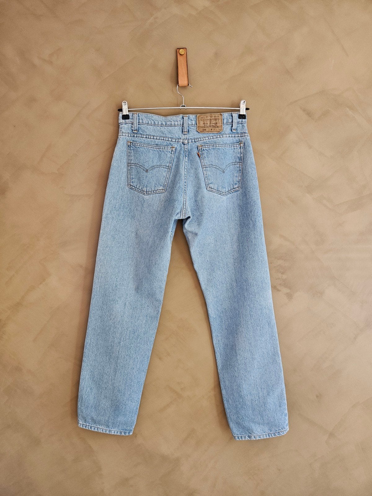 Levi's 506 vintage lichtblauwe jeans W31 L30, Blauw, Ophalen of Verzenden, Zo goed als nieuw, W30 - W32 (confectie 38/40)