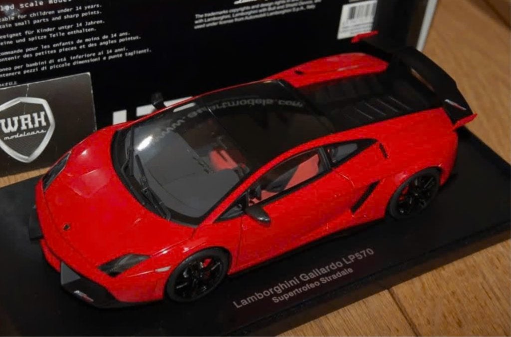 LAMBORGHINI GALLARDO SUPERTROFEO red Autoart 74691 WRH, Hobby en Vrije tijd, Modelauto's | 1:18, Verzenden, Zo goed als nieuw