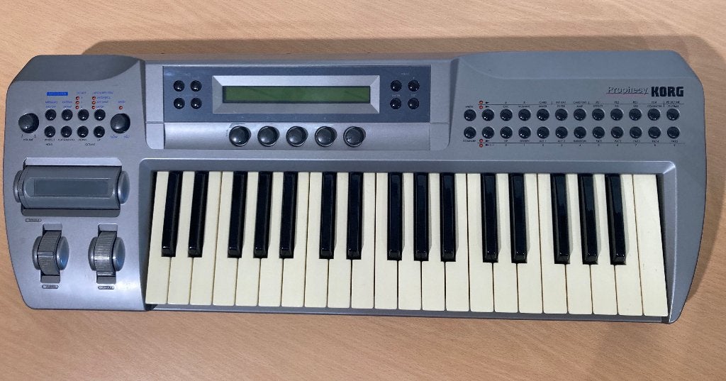Korg Prophecy + RAM Card + Set manuals + netsnoer, Ophalen, Gebruikt, Overige aantallen, Korg