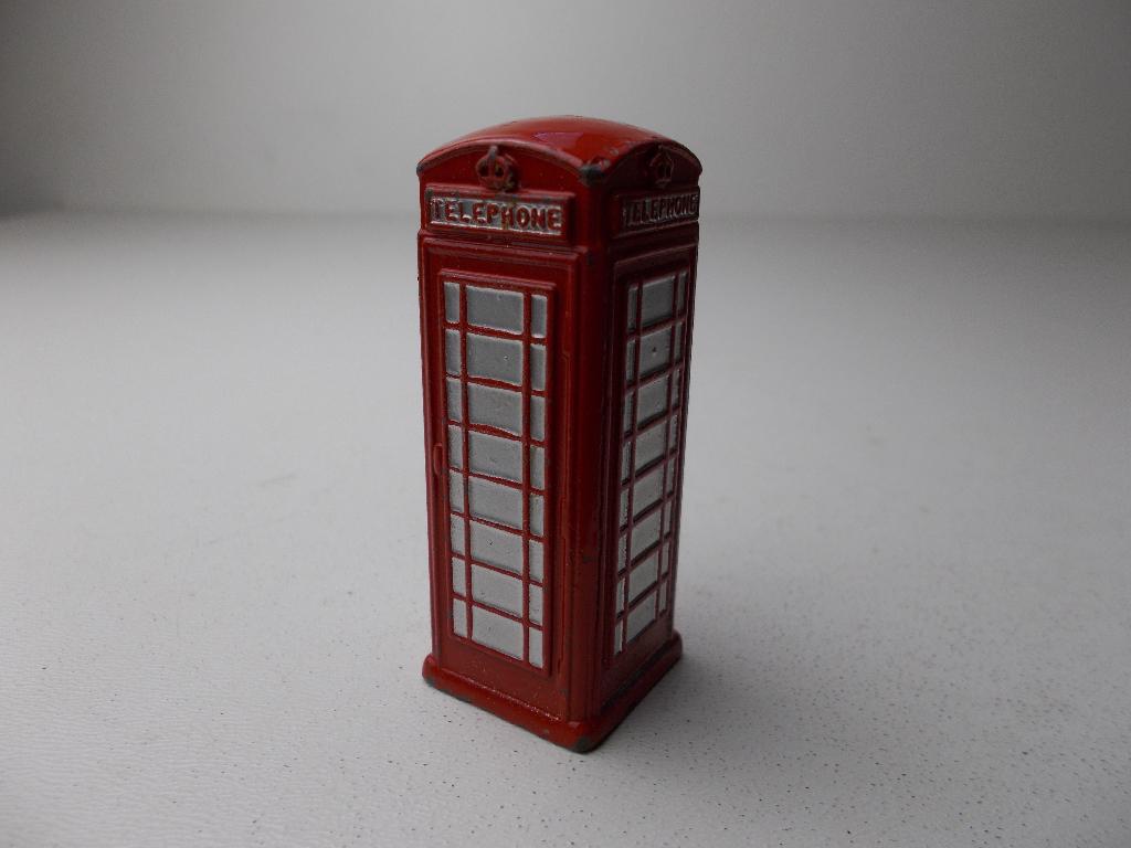1950 Dinky Toys 750 TELEPHONE CALL BOX I.z.g.st!, Hobby en Vrije tijd, Modelauto's | 1:43, Zo goed als nieuw, Overige typen, Dinky Toys