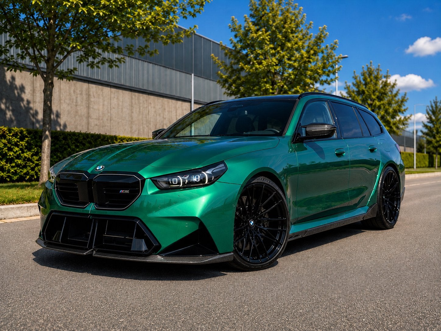 BMW M5 G99 Touring/BTW/M-Performance pakket/22inch/Carbon, Auto's, Automaat, Parkeerassistent, Leder, Stationwagon