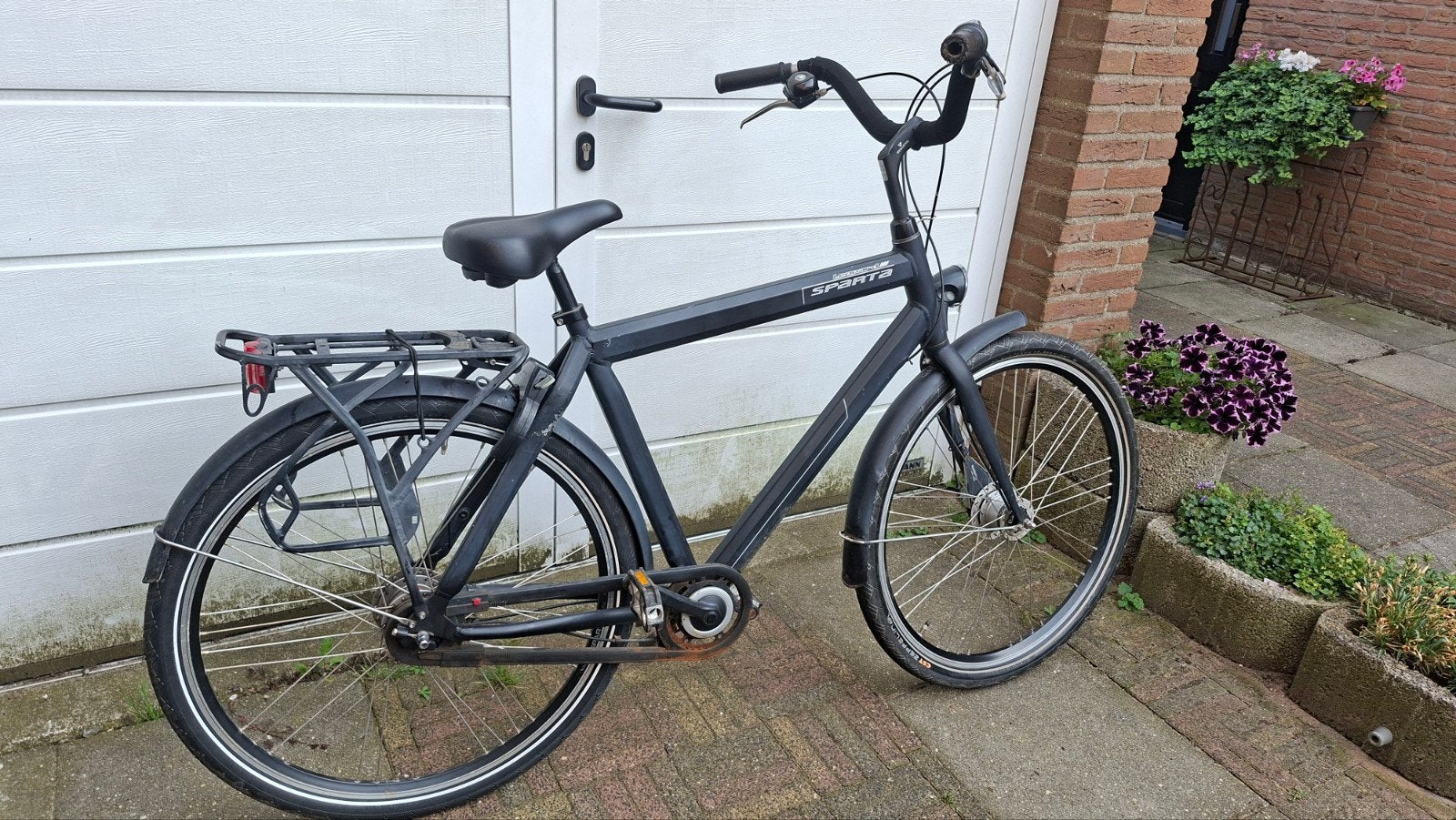 Stationsfiets te koop, 28inch Sparta leopard Herenfiets., Fietsen en Brommers, Ophalen, Sparta, Gebruikt, Velgrem
