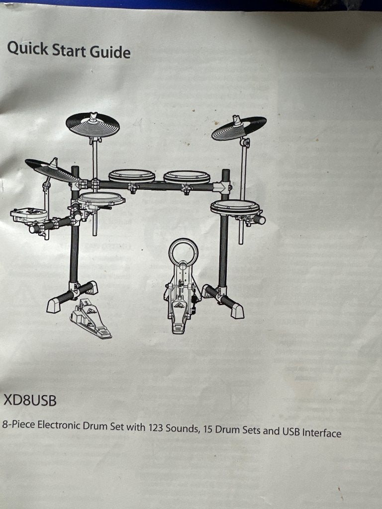 Behringer xd8usb elektrische drum, Ophalen, Zo goed als nieuw, Overige merken, Elektronisch