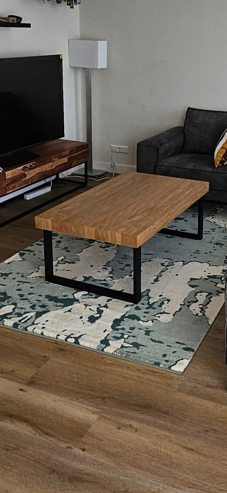 IKEA TARSELE Salontafel - Robuust en Modern, Huis en Inrichting, Tafels | Salontafels, Ophalen, 100 tot 150 cm, 50 tot 100 cm