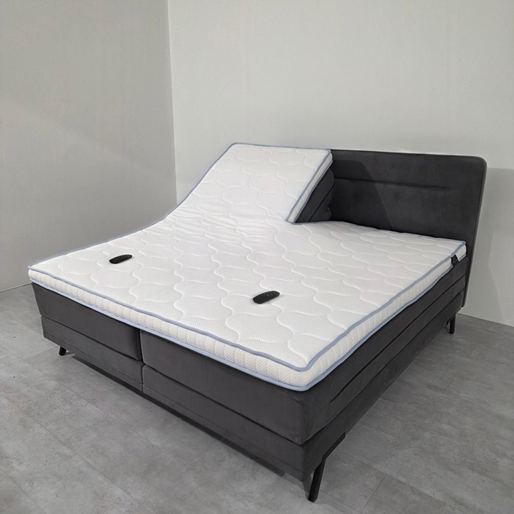 Boxspring Swiss Sense Home 102 180x200 Elektrisch, Verstelbaar, Tweepersoons, Ophalen of Verzenden, Zo goed als nieuw