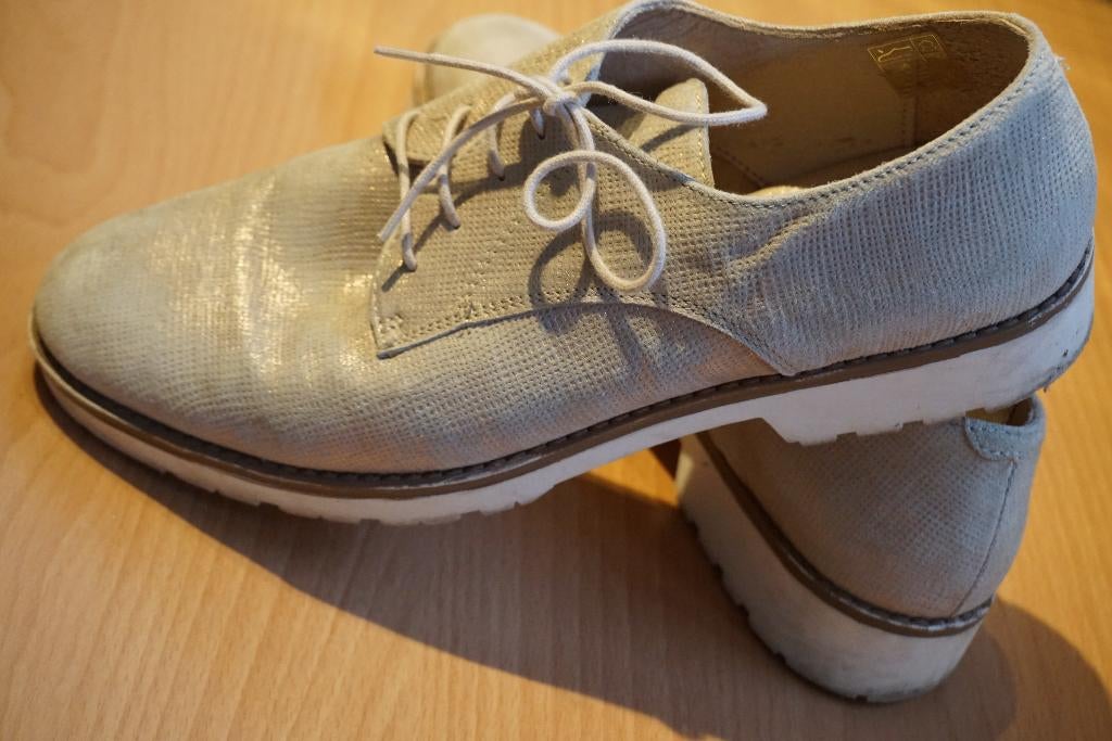 CARMENS FREEFLEX Beige Veterschoenen Gouden Gloed 39, Kleding | Dames, Schoenen, Beige, Ophalen of Verzenden, Carmens Freeflex