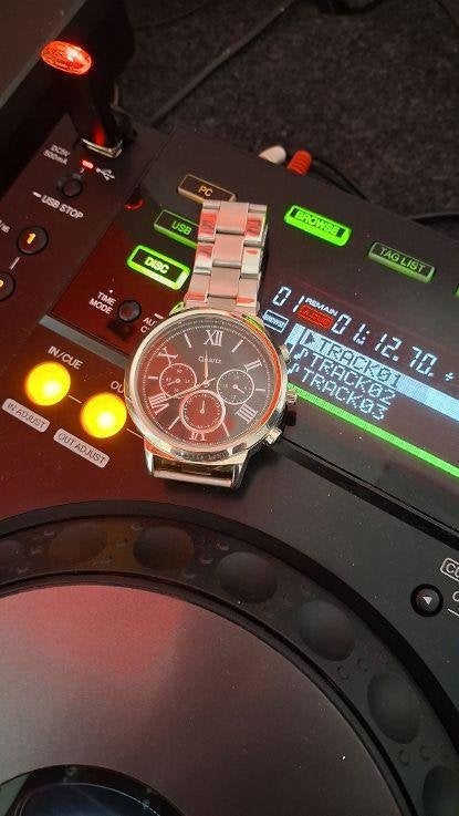 Stoere & Flashy Stappersklok! Ideaal voor uitgaan!, Overige merken, Staal, Staal, Polshorloge