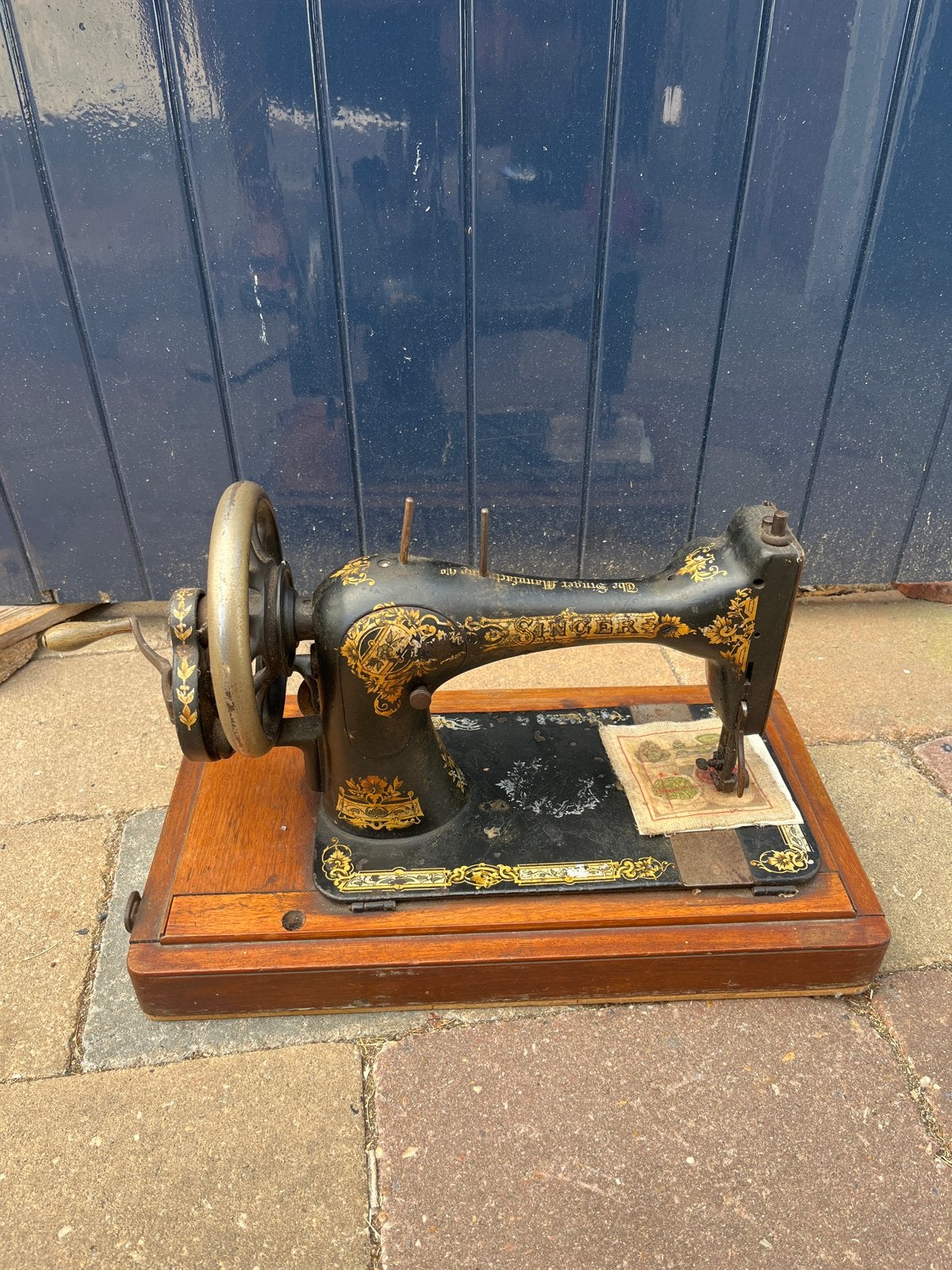 Antieke Singer Naaimachine - Decoratief en Historisch, Ophalen of Verzenden