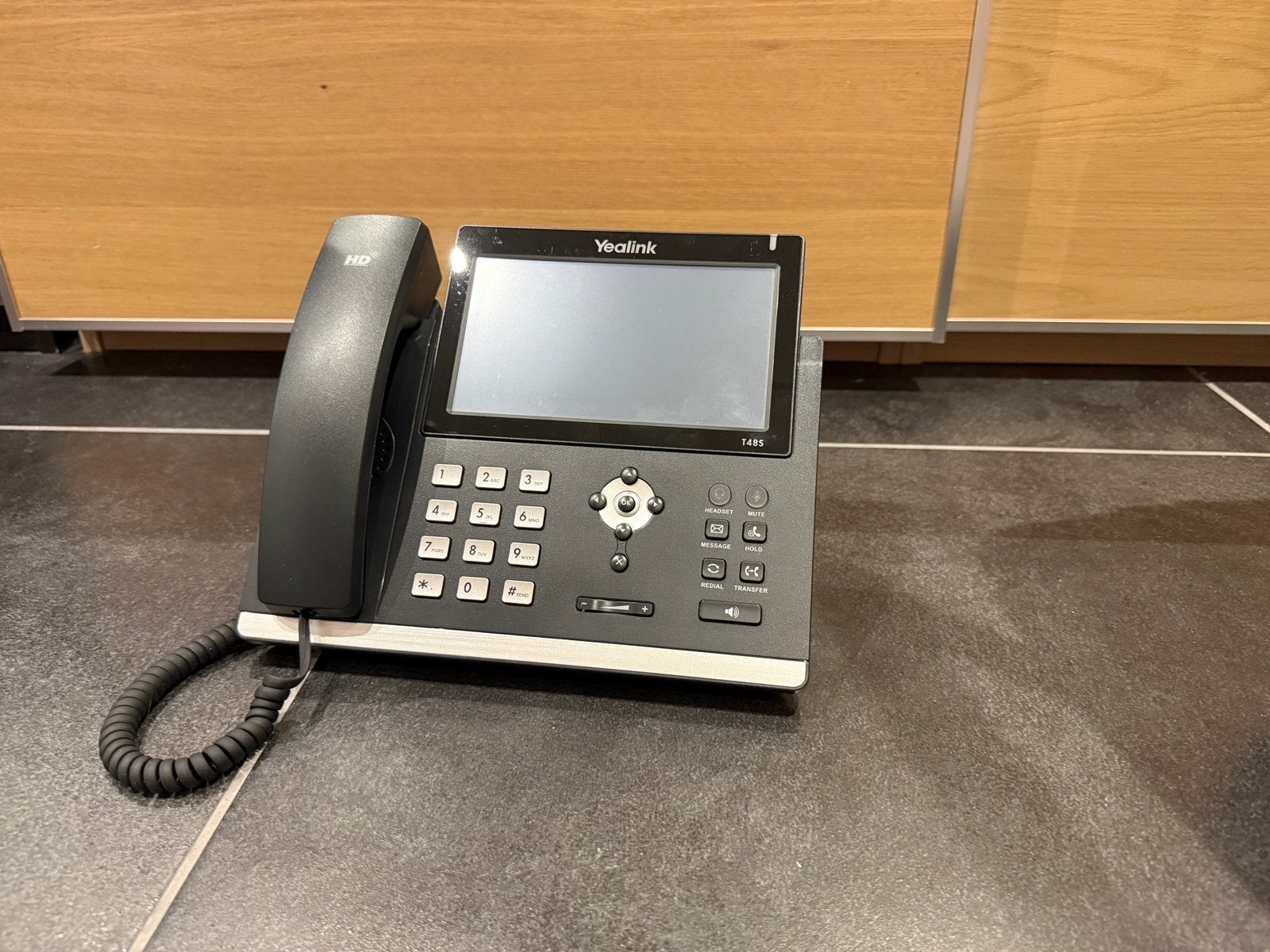 5x Yealink T48S VoIP telefoons met PoE ondersteuning, Ophalen, Gebruikt, 4 handsets of meer