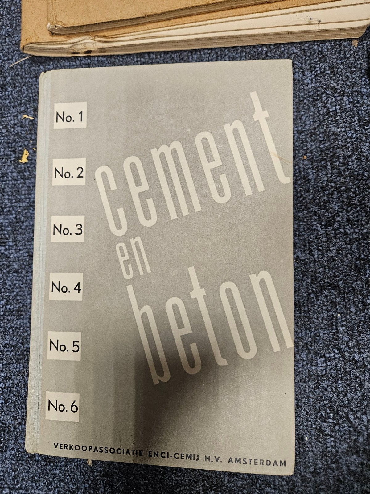 Cement en Beton: Nummers 1 t/m 6 (ENCI-CEMIJ), Ophalen of Verzenden