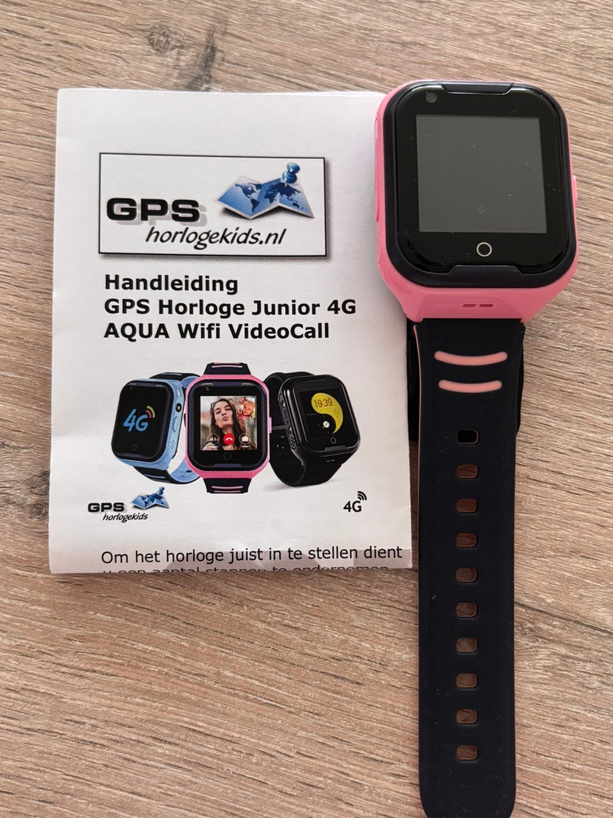 GPS horloge, Ophalen of Verzenden, Gebruikt, Roze, Jongen of Meisje