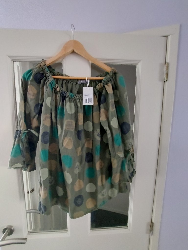 nieuw tuniek van Geisha (groen) mooi!, Kleding | Dames, Blouses en Tunieken, Ophalen, Nieuw, Maat 42/44 (L), Groen