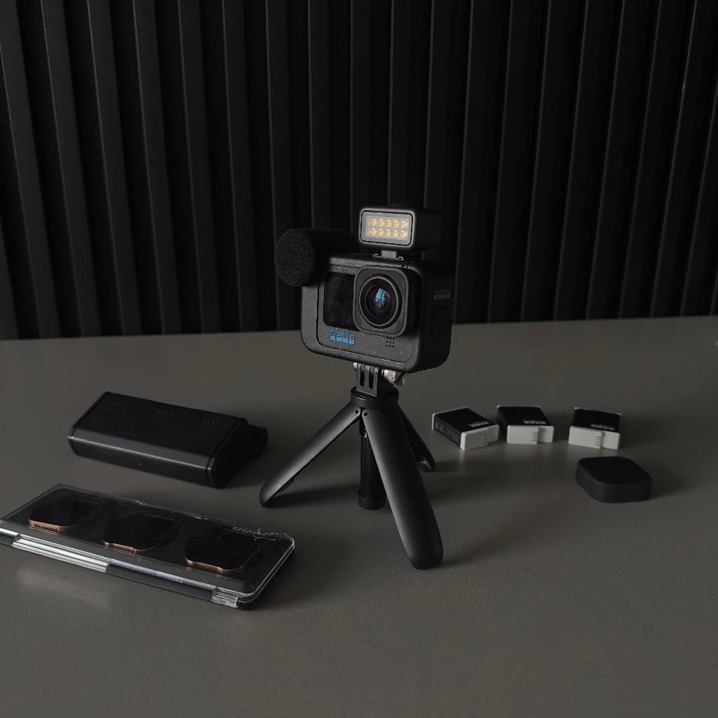 GoPro HERO12 Black | Max Lens 2.0 | Media Mod | ND Filters, Ophalen of Verzenden, Zo goed als nieuw, GoPro