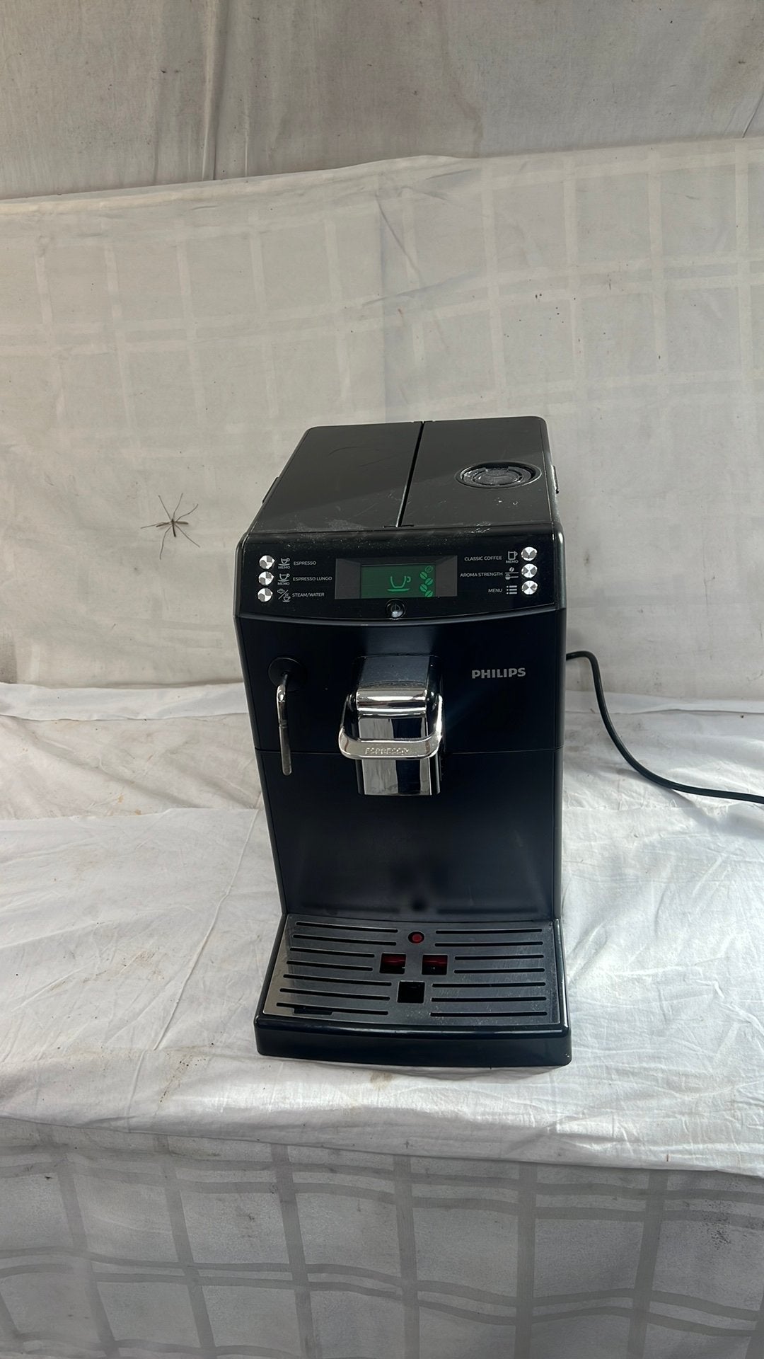 Philips expresso koffiebonen machine, Witgoed en Apparatuur, Gebruikt, 10 kopjes of meer, Koffiemachine, Afneembaar waterreservoir