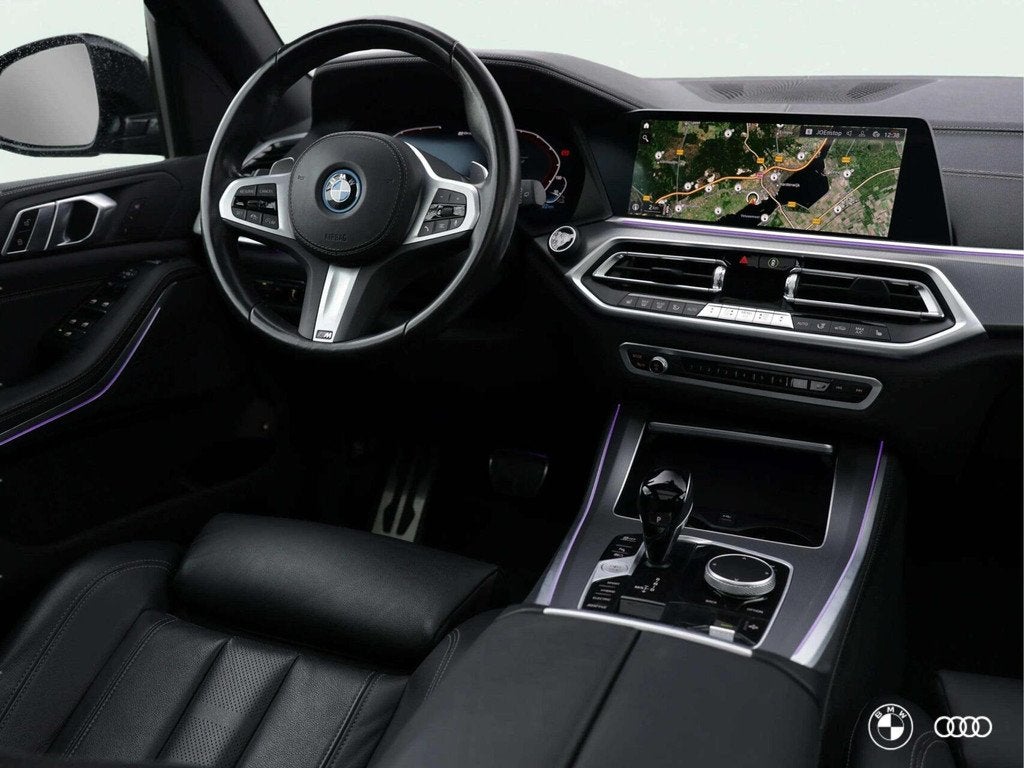 BMW X5 xDr45e M SPORT / PANODAK / ACC / TREKHAAK / HIFI / 21, Auto's, BMW, Met garantie (alle), Zwart, Vierwielaandrijving, Hybride Elektrisch/Benzine