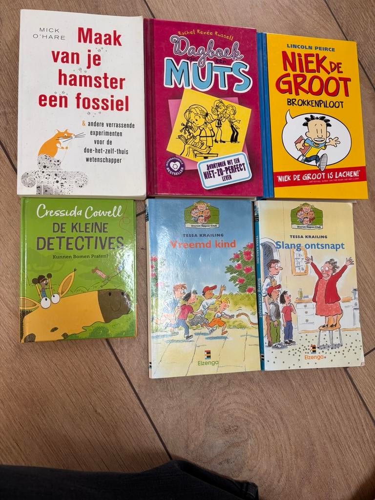 Set van 6 boeken De kleine detectives, Dagboek van een muts, Boeken, Kinderboeken | Jeugd | onder 10 jaar, Ophalen of Verzenden